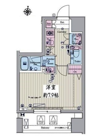 新宿三丁目駅 徒歩3分 3階の物件間取画像